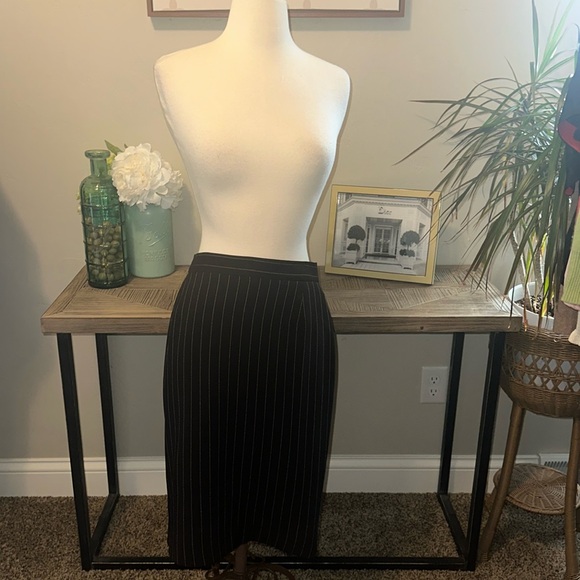 Dolce & Gabbana Dresses & Skirts - Dolce & Gabbana Vintage Black Stripe Pencil Skirt EUC